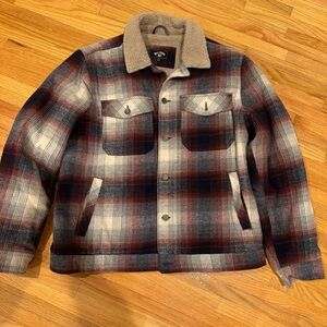 Billabong men’s Barlow Sherpa lined jacket XL